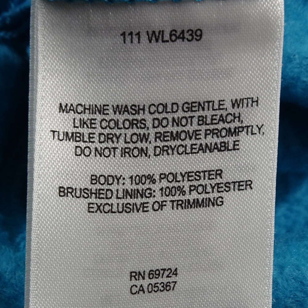Columbia Blue Fleece Women's Jacket Large - Picture 5 of 6